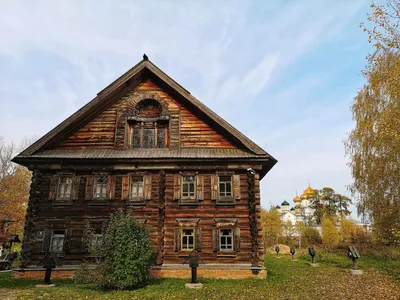 Кострома Музей деревянного зодчества Солигаличский район Большое Токарево  Часовня Фотография