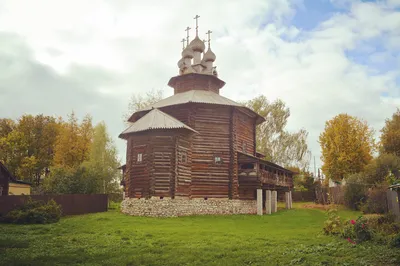 Музей деревянного зодчества. Церковь Илии Пророка из с. Верхний Березовец,  Кострома (Кострома, город), фотография. фасады