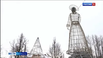 Костромская Снегурочка вместе с Дедом Морозом зажгла огни на первой  новогодней ёлке • TOP24 • Кострома