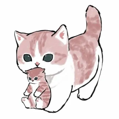 𓂃 𖠿 🐈– .cat icon· | Милые котики, Иллюстрации кошек, Рисунки животных