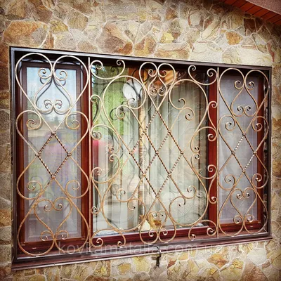 Кованые решетки на окна и двери арт кр 67 (ID#966610402), цена: 2550 ₴,  купить на Prom.ua