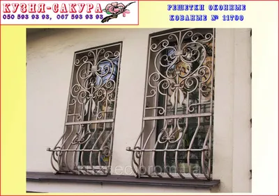 Кованые решетки для окон, установленные в Домодедово | Кованая решетка фото