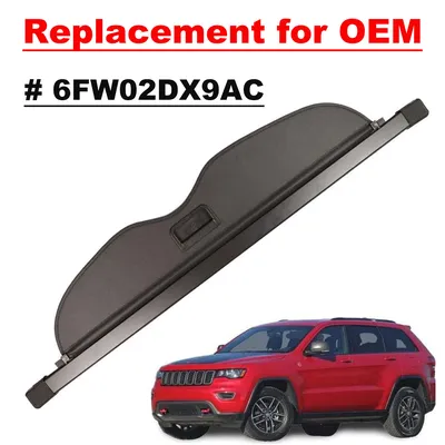 Fit Jeep Grand Cherokee Cargo Cover 2011 2012 2013 2014 2015 2016 2017 2018  2019 2020 2021 for Jeep Grand Cherokee 2011-2021 Suv Accessory Black  Retractable Rear Trunk Luggage Security Shade Cover - Walmart.com