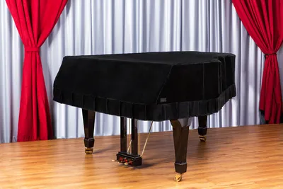 Yamaha | Steinway | All Brands] Premium Velvet Grand Piano Cover - Midnight  Black - Clairevoire