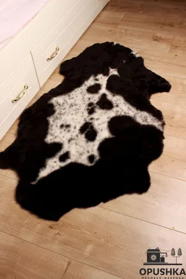 Faux Fur Animal Hide Pelt Rug, Two Toned Deerskin, Area Rug, Handmade in  America | eBay