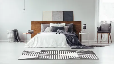 Спальня с ковром | Смотреть 64 идеи на фото бесплатно