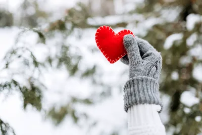 Скачать обои зима, любовь, звезда, руки, love, star, winter, варежки,  раздел настроения в разрешении 4120x2472