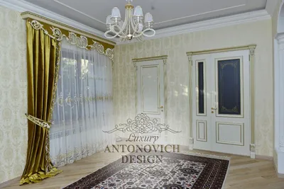 Шторы в гостиную от студии Luxury Antonovich Design (Астана)