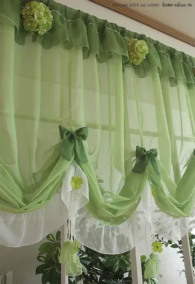 Красивые шторы для кухни (фото). Новые модели кухонных штор | Curtains,  Curtain designs, Home curtains