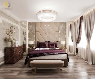 Красивые шторы в спальню - Luxury Antonovich Design