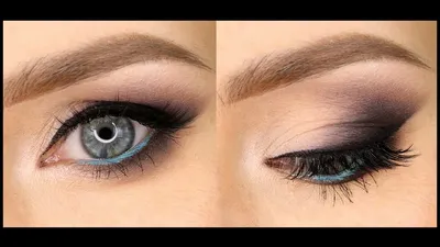 Как сделать макияж для голубых глаз в стиле smokey eyes