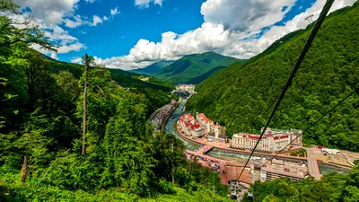 Канатная дорога в Красной Поляне в Сочи. Канатки в Розе Хутор, Газпроме –  схема, отзывы от официального сайта RiderHelp