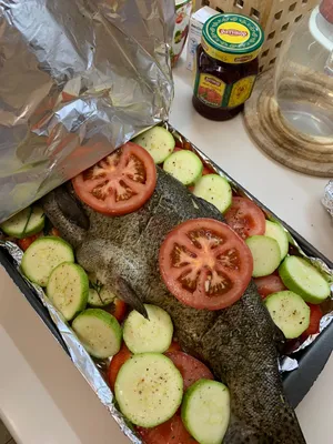 Красная рыба в духовке - рецепт автора Екатерина Фокина