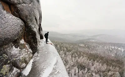 Осень наступает. Закат в заповеднике Столбы Красноярский край | Пикабу