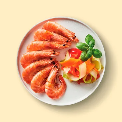 Черная тигровая креветка (Penaeus monodon) - sharkseafoods.com