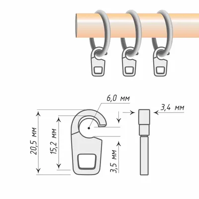 Legrand, Крючки-гвоздики для штор LEGRAND белые 20 шт — купить в  Новосибирске по цене 73 руб за шт на СтройПортал