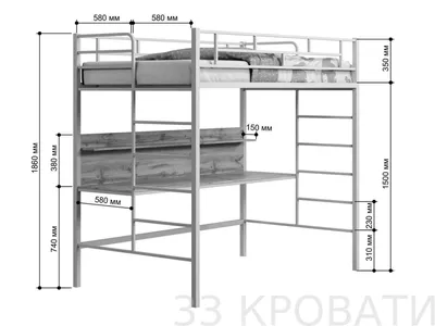 Кровать-чердак СМОСТАД Икея IKEA: 300 000 тг. - Детская мебель Астана на Olx