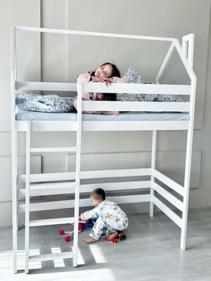 IKEA Кровать-чердак STUVA / FRITIDS (ИКЕА СТУВА / ФРИТИДС) Ikea™ - купить в  Киеве с доставкой по Украине