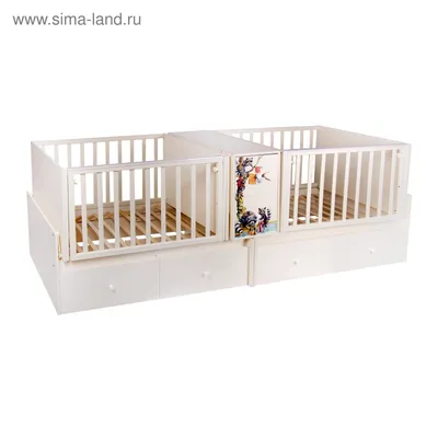 Кроватка для двойни ComfortBaby PlayPen 3 в 1, Белоснежный купить в Москве  за 48 500 руб. с доставкой от официального дилера Boan Baby