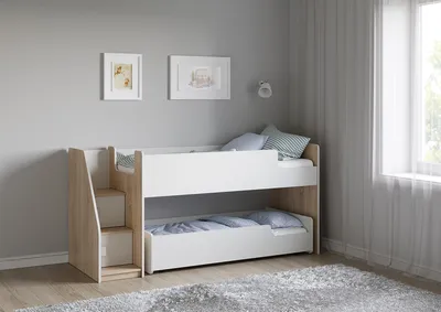 👶 Кровать для троих детей Престон Fmebel 80x190 - MEBEL-baby