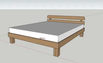 Двуспальная кровать своими руками | Пикабу