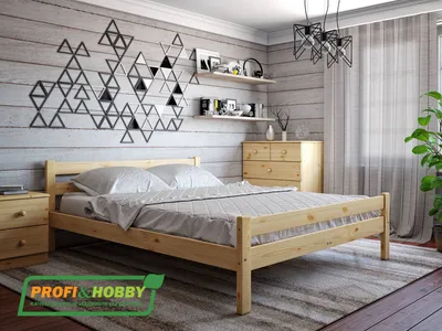 DIY wooden bed (bars and furniture board) - YouTube