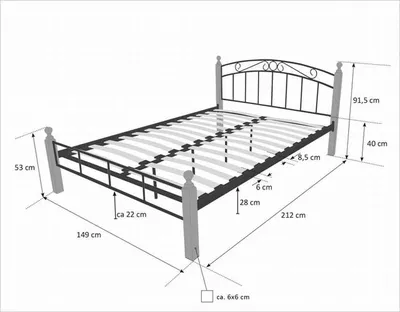 Чертежи кровати из металла | Металлические кровати, Самодельные кровати,  Дизайны кровати
