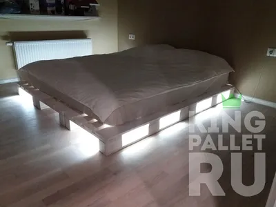 Кровать из паллет (поддонов)- Как собрать и с чего начать.How to make a bed  out of a pallet : DIY🔥 - YouTube