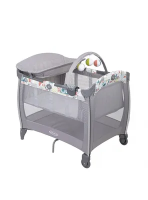 Манеж-кровать Graco с переносной люлькой (Graco Pack 'n Play Playard  Bassinet Changer with Cuddle Cove Rocking Seat)