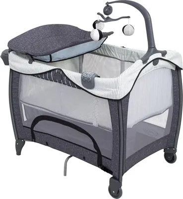 Детский манеж-кроватка Graco Contour Prestige — купить в Красноярске.  Состояние: Новое. Другое (дети растут) на интернет-аукционе Au.ru