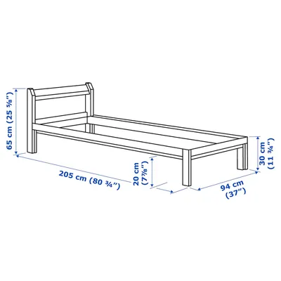 Отзыв о Каркас кровати Ikea Нейден | Дешевле кроватей не бывает, куча  плюсов, но не без минуса...