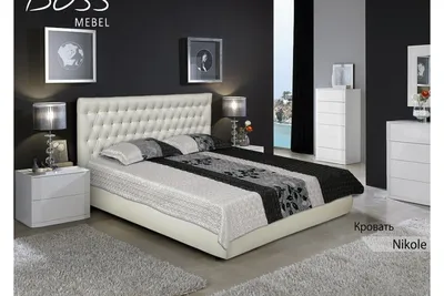 Мягкая Кровать Николь 180x200 Коричневый 8 – купить в Киеве, Украине |  Bed4You