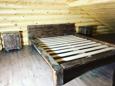 Кровать под старину Великая Русь | Pallet patio furniture, Rustic bedroom  furniture, Rustic bedroom decor