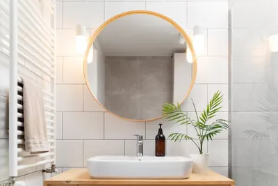 Круглое зеркало Oval Bathroom Mirror 60x40 см в наличии