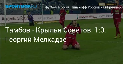 Тамбов - Крылья Советов. 1:0. Георгий Мелкадзе