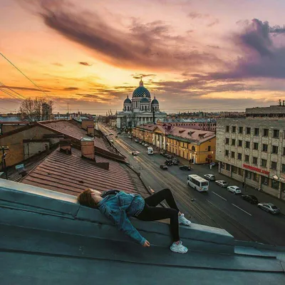 Крыши Санкт-Петербурга. | Пикабу