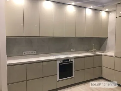 Современная угловая кухня МДФ в эмали \"Модель 606\" от GILD Мебель в Омске -  цены, фото и описание.