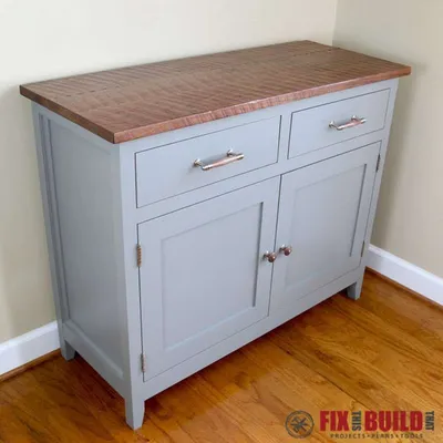 отдельный шкаф для кухни напольный | Diy sideboard, Cabinet woodworking  plans, Sideboard cabinet