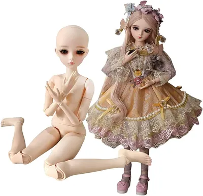 Купить Кукла BJD 1/6 SD куклы 12 дюймов 23 шарнирные куклы с одеждой наряд  обувь парик макияж лучший подарок для девочек | Joom