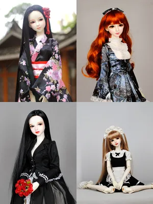 Шарнирные куклы BJD 1/3, шарнирные куклы, ручная роспись, макияж, костюм с  одеждой, обувью | AliExpress