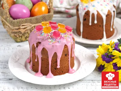 Пасхальный кулич на йогурте с изюмом и лимонной цедрой - Лайфхакер