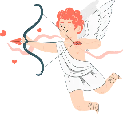 Cupid. Купидон. PNG. | Графический дизайн, Святые, День святого валентина