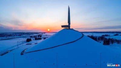 Открытка Курган \"Славы\". Минск, 1980 год, номер 3886. Проект \"Старые  открытки\"