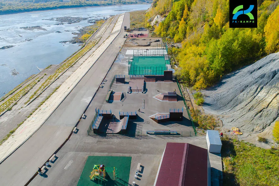 Скейтпарк в Лагерном Саду (Томск) │ Портфолио │ Компания FK-Ramps Скейтпарк в Лагерном Саду (Томск) │ Портфолио │ Компания FK-Ramps