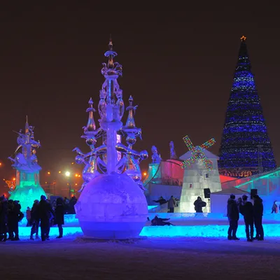 В Перми самый красивый ледяной городок в России - KP.RU