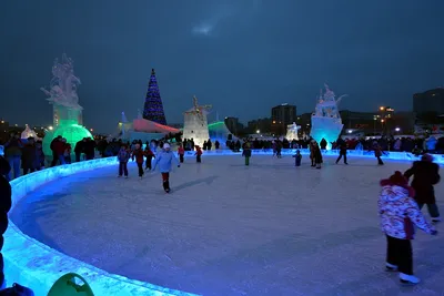 Ледовый городок в центре Перми - 2013