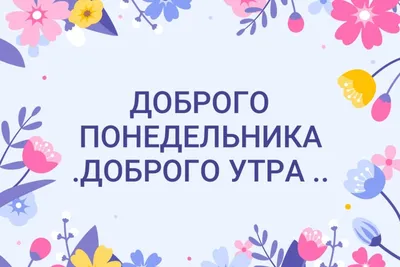 Всем лёгкого понедельника и доброй недели! — Дневник добрых дел