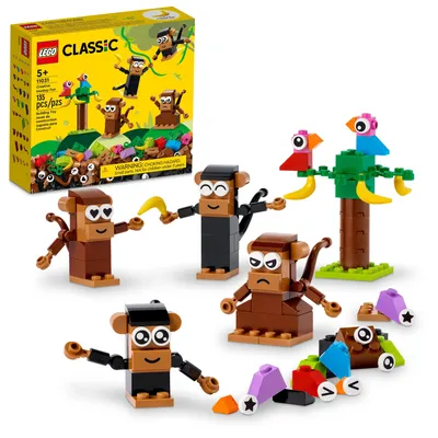 LEGO Classic Creative Monkey Fun 11031 Building Toy Set (135 Pieces) -  Walmart.com