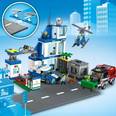 LEGO City Полицейский участок (60141) купить в интернет-магазине: цены на  блочный конструктор City Полицейский участок (60141) - отзывы и обзоры,  фото и характеристики. Сравнить предложения в Украине: Киев, Харьков,  Одесса, Днепр на