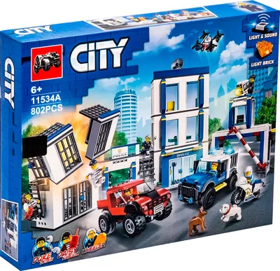 Купить конструктор LEGO 60246 Полицейский участок в Минске